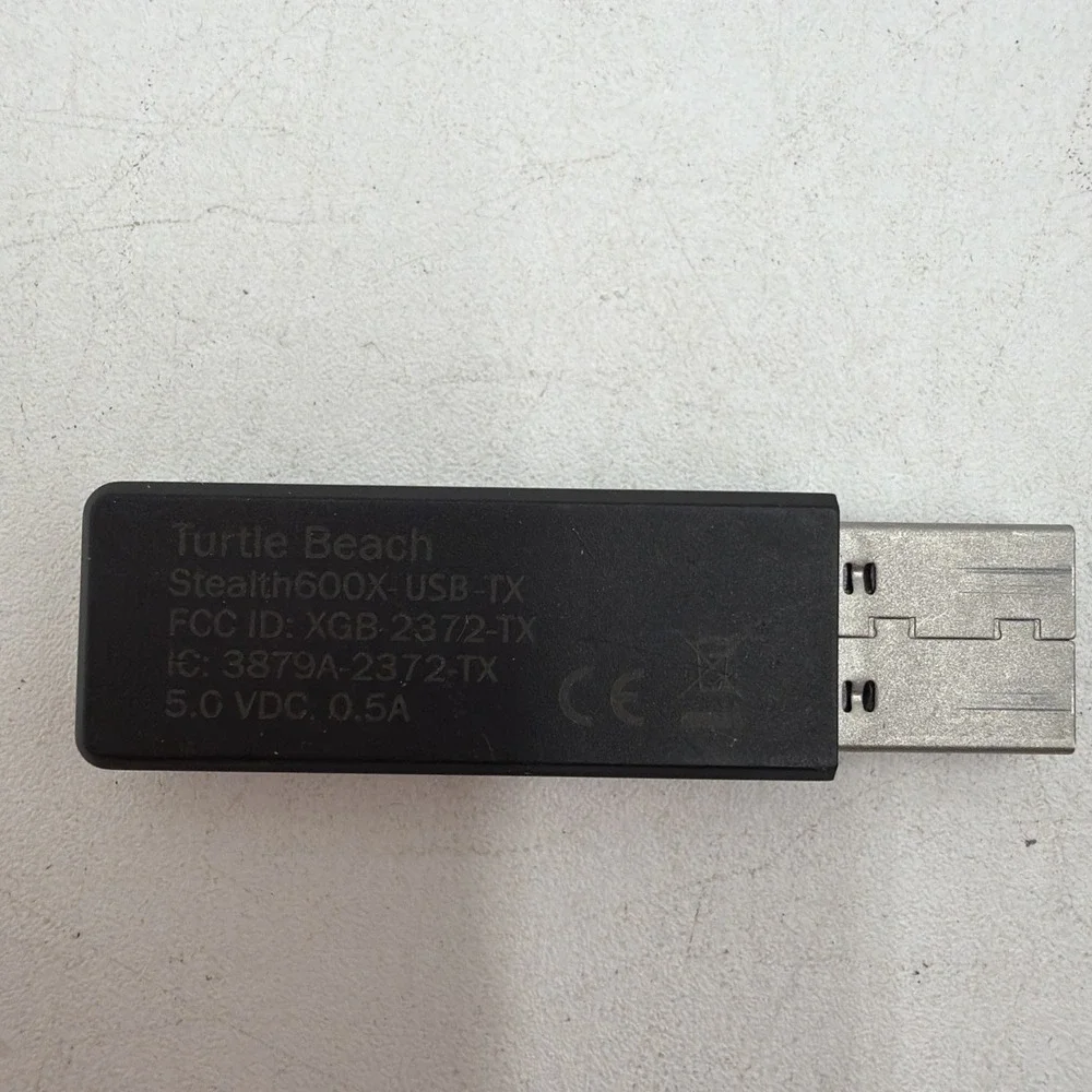 Turtle Beach Stealth 600X-USB-TX Wireless Dongle Transceiver Receiver XBOX Black